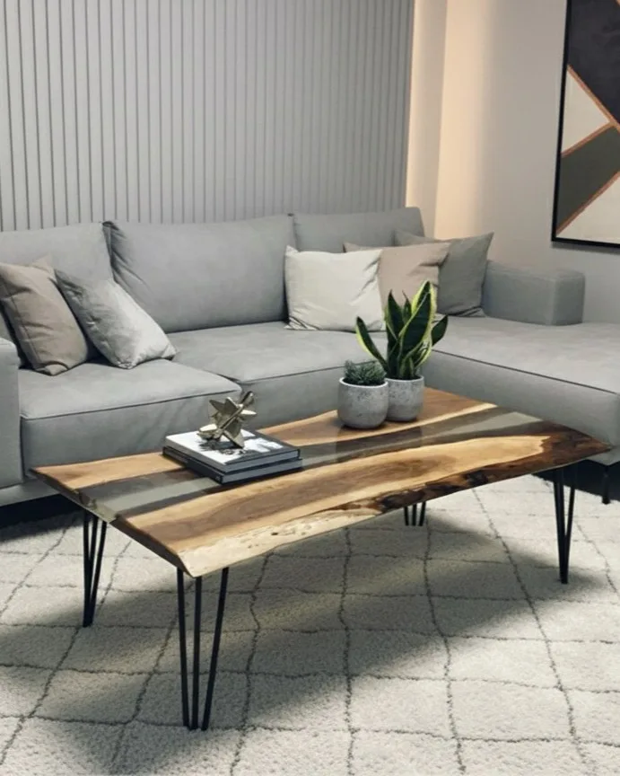 NATURAL FLOW – Live-Edge Wood Coffee Table