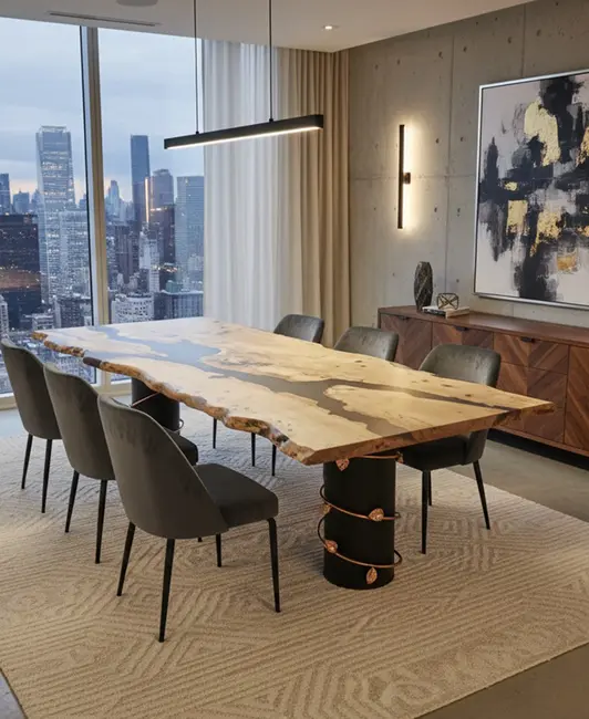 URBAN RIVER – Natural Wood Industrial Style