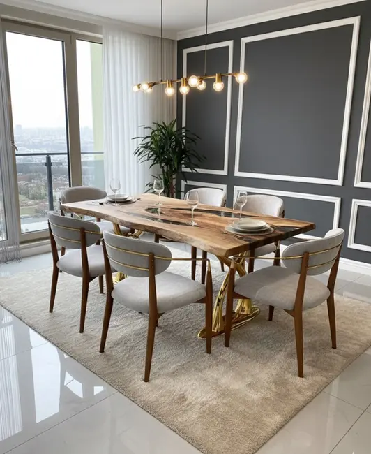 CLASSIC ELITE – Natural Wood with Y-Shape Legs