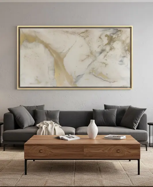 . PEARL FLOW – Minimal Marble Texture Panel