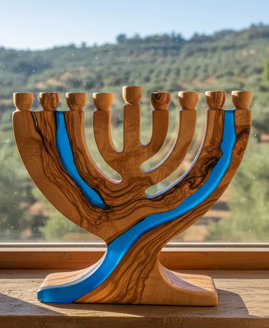 OCEAN FLAME MENORAH