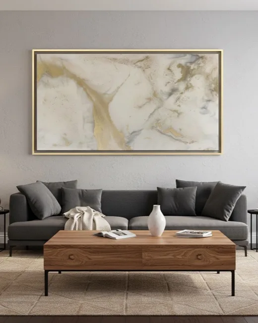 . PEARL FLOW – Minimal Marble Texture Panel