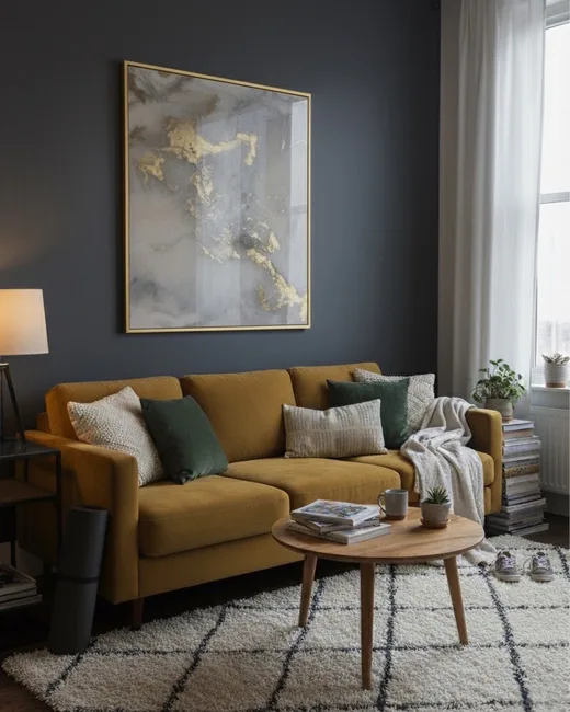 GOLDEN WAVE – Marble-Look Epoxy Art