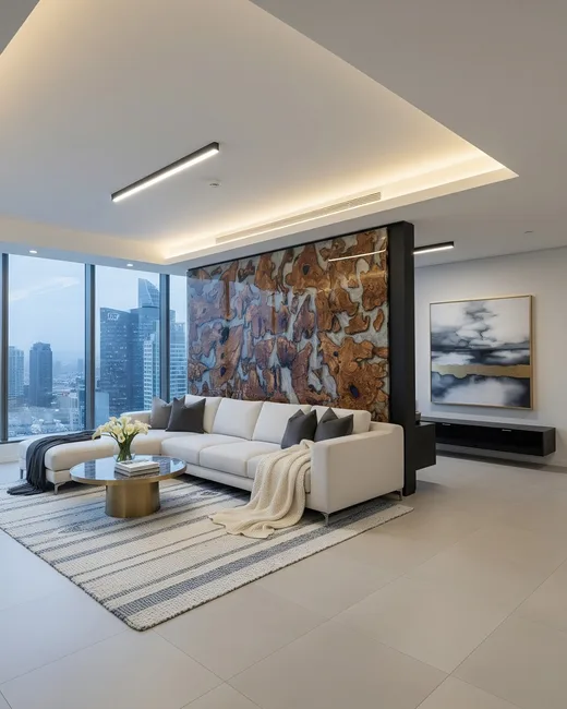 ART WALL – Olive Root & Epoxy Feature Wall