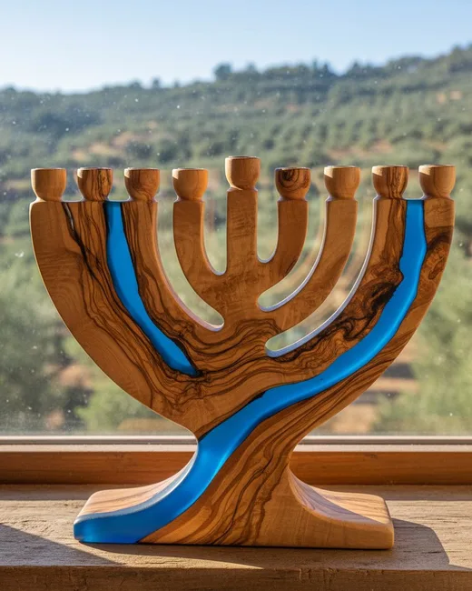 OCEAN FLAME MENORAH